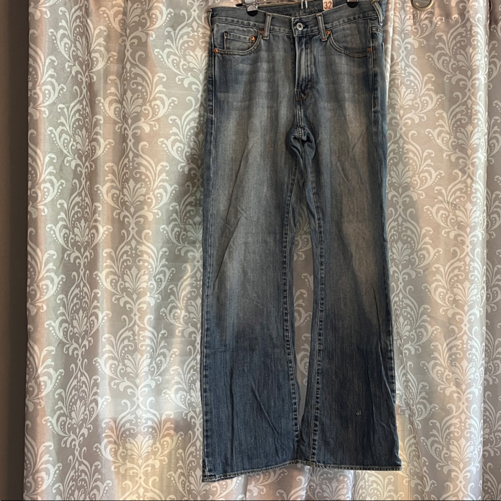 Guess Men's Blue Bootcut Jeans